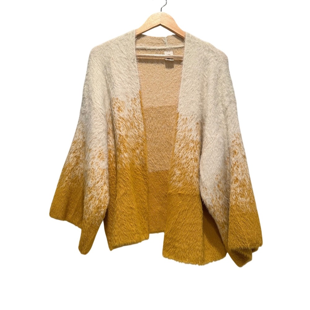 Anthropologie Akemi + Kin Senna Eyelash Cardigan Sweater One Size Boho Slouchy